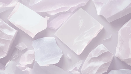 Vector quartz crystal Abstract Polygonal Geometric Background. vector illustration.のイラスト素材