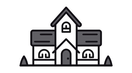 home vector image. Vector illustration isolated on white background.のイラスト素材