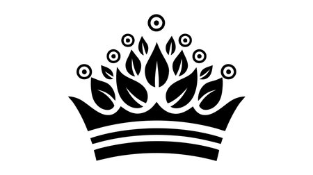 Crown Icon in trendy flat style isolated on white background. vector illustration.のイラスト素材