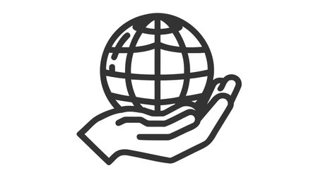 Go to web, internet, globe, earth symbol icon vector illustration on white background.のイラスト素材