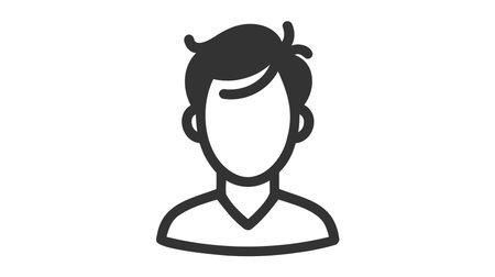 Person icon. Vector illustration isolated on white background.のイラスト素材