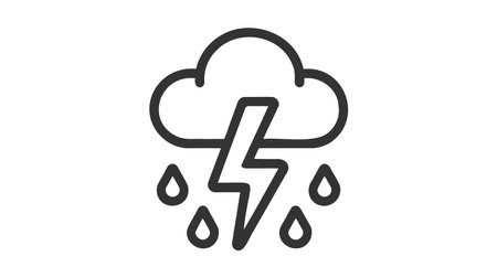 Weather Icon isolated on white background.のイラスト素材