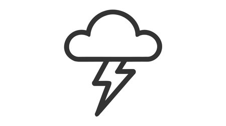 Weather Icon isolated on white background.のイラスト素材