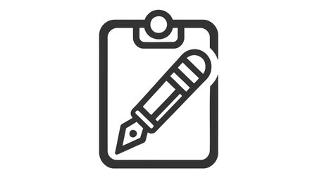 Clipboard Set Icon Vector Template.のイラスト素材