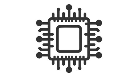 Circuit icon vector illustration logo template for many purposes. Isolated on white background.
