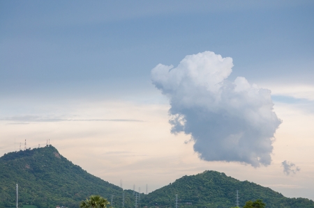 The clound  の写真素材