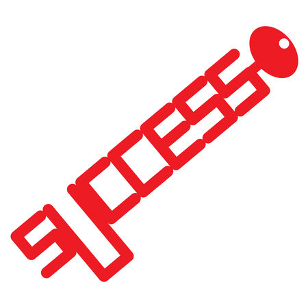 abstract success key vector illustration.のイラスト素材