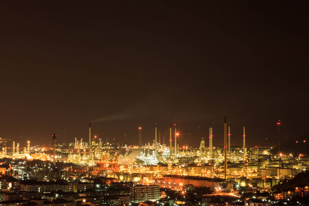 oil refineryのeditorial素材