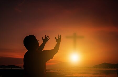 Human hands open palm up worship. Eucharist Therapy Bless God Helping Repent Catholic Easter Lent...