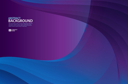 Purple Curve Abstract background, white texture, wallpaper, surface, banner, Cover design layout template, backdrop, textured effect, vector illustrationのイラスト素材