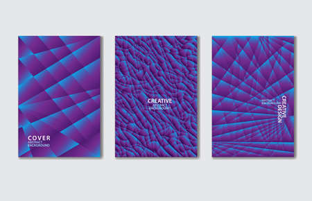 Purple Cover vector template set. Abstract background for book, flyer, brochure, catalog, poster, banner, web page, card. creative idea for corporateのイラスト素材