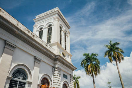 The Church of the Assumption was founded in 1786, It is located in Farquhar Street, George Town, within the heritage core zone of the city. The church is the third oldest Catholic church in Malaysia.の写真素材