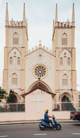 The Church of St. Francis Xavier (Malay: Gereja St. Francis Xavier) is a church in Melaka City, Melaka, Malaysia.の写真素材