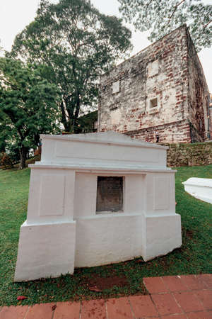 St. Paul's Church is a historic church building in Melaka, Malaysia that was originally built in 1521, making it the oldest church building in Malaysia and Southeast Asia.のeditorial素材