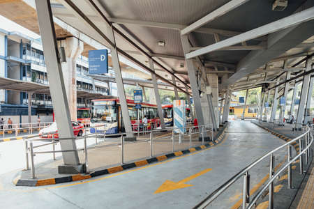 KL modern bus station in Kuala Lumpur, Malaysia.のeditorial素材