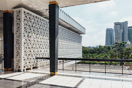 National Mosque - Masjid Negara Mosque in Kuala Lumpur, Malaysia.のeditorial素材