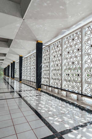 National Mosque - Masjid Negara Mosque in Kuala Lumpur, Malaysia.のeditorial素材