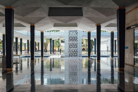 National Mosque - Masjid Negara Mosque in Kuala Lumpur, Malaysia.のeditorial素材