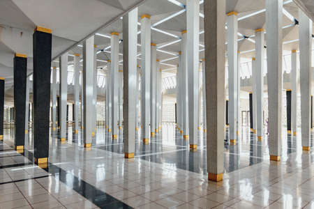 National Mosque - Masjid Negara Mosque in Kuala Lumpur, Malaysia.のeditorial素材