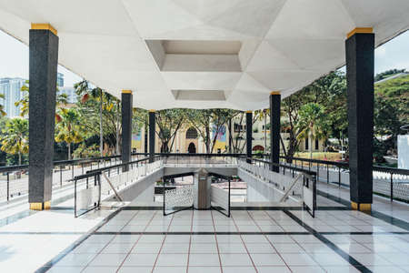 National Mosque - Masjid Negara Mosque in Kuala Lumpur, Malaysia.のeditorial素材