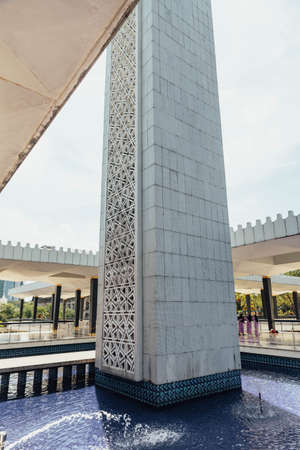 National Mosque - Masjid Negara Mosque in Kuala Lumpur, Malaysia.のeditorial素材