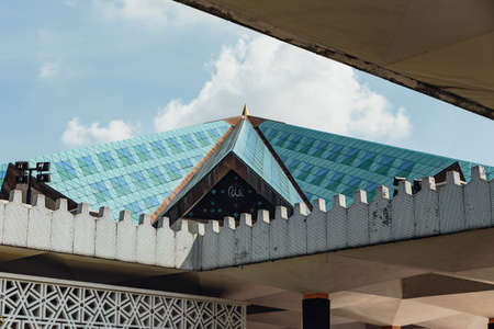 National Mosque - Masjid Negara Mosque in Kuala Lumpur, Malaysia.のeditorial素材