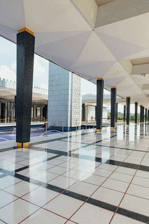 National Mosque - Masjid Negara Mosque in Kuala Lumpur, Malaysia.のeditorial素材