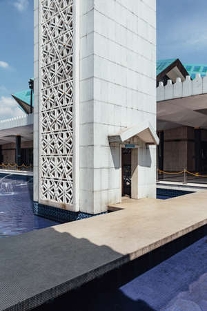 National Mosque - Masjid Negara Mosque in Kuala Lumpur, Malaysia.のeditorial素材