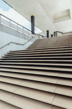 Stairway of National Mosque - Masjid Negara Mosque in Kuala Lumpur, Malaysia.のeditorial素材