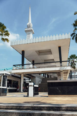 National Mosque - Masjid Negara Mosque in Kuala Lumpur, Malaysia.のeditorial素材