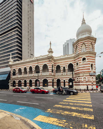 Former FMS Railway headquarters in Kuala Lumpur, Malaysia.のeditorial素材
