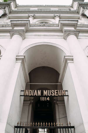 Front of The Indian Museum: The largest and oldest in India at Kolkata, India.のeditorial素材