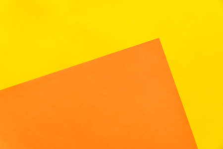 Abstract orange and yellow papers stacking together in abstract form. Abstract color paper background.の写真素材