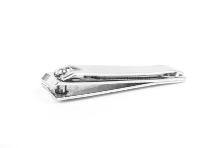 nail clippers lie on a white background isolateの写真素材