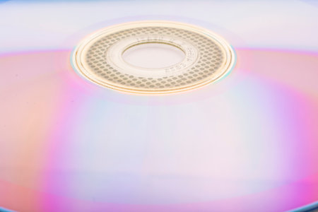 DVD, SD disk, isolated on white background