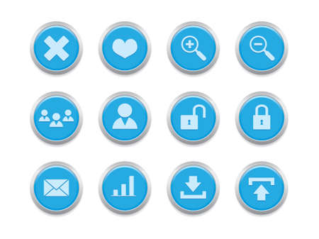 internet icons for website, blog or presentation