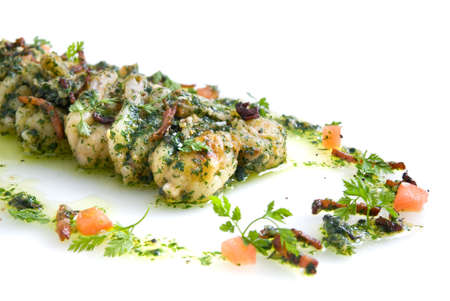 fried frogs legsの写真素材