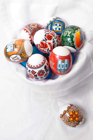 easter eggsの写真素材