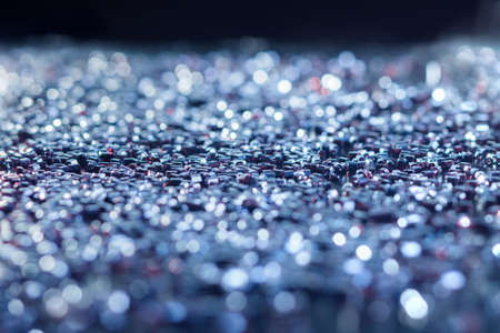 blue bokeh abstract natural holidays backgroundの写真素材