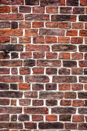 old red brick wall texture background