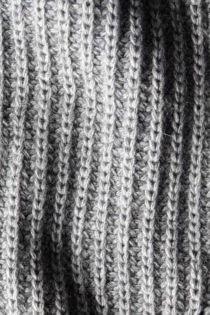 Close-up of knitted wool texture. Knitted elasticの写真素材