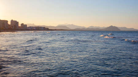 view to the coast bay beach