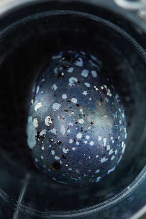 blue Easter Eggの写真素材