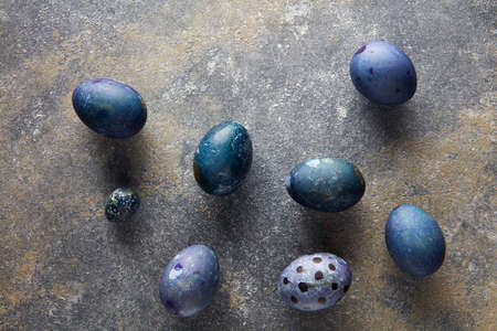 blue easter eggs