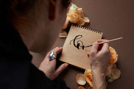 Diary or notebook for ideas and emotionsの写真素材