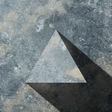 granite dark triangleの写真素材
