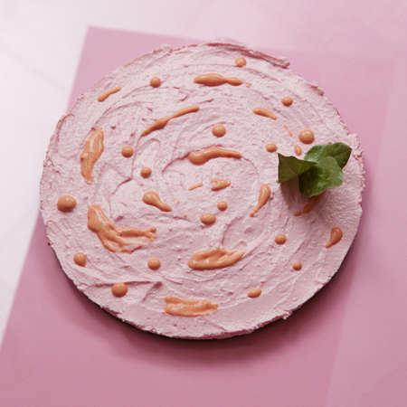 Beautiful pink cakeの写真素材