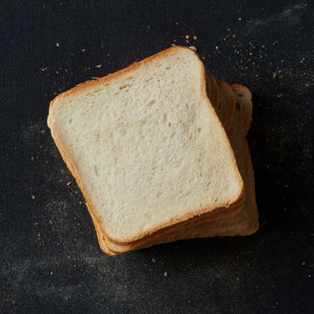 White slices of bread