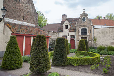 Bruges complex of the medieval St. Johns hospitalの写真素材