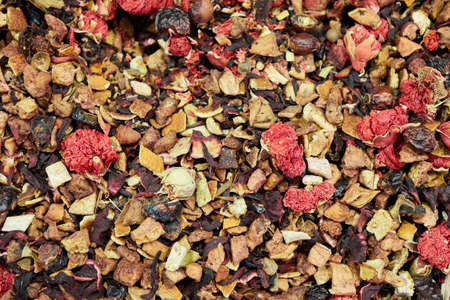 tea from dried flowersの写真素材